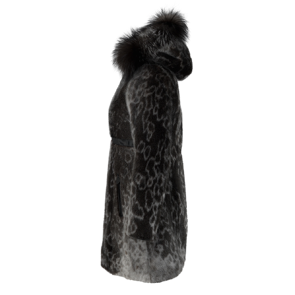 96F Seal fur coat, Natural Ringed Seal - Image 3