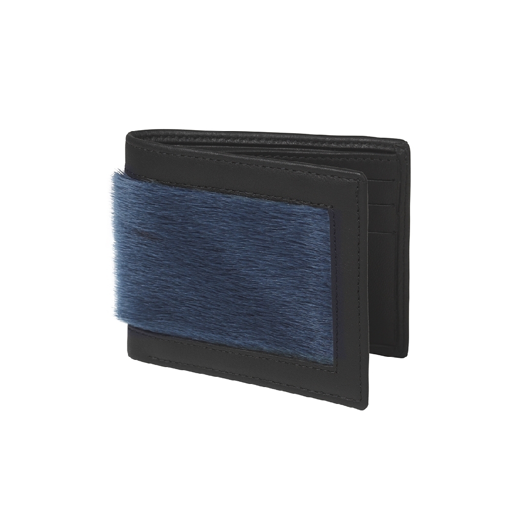 Aningaasivik Seal Skin Purse, Blue