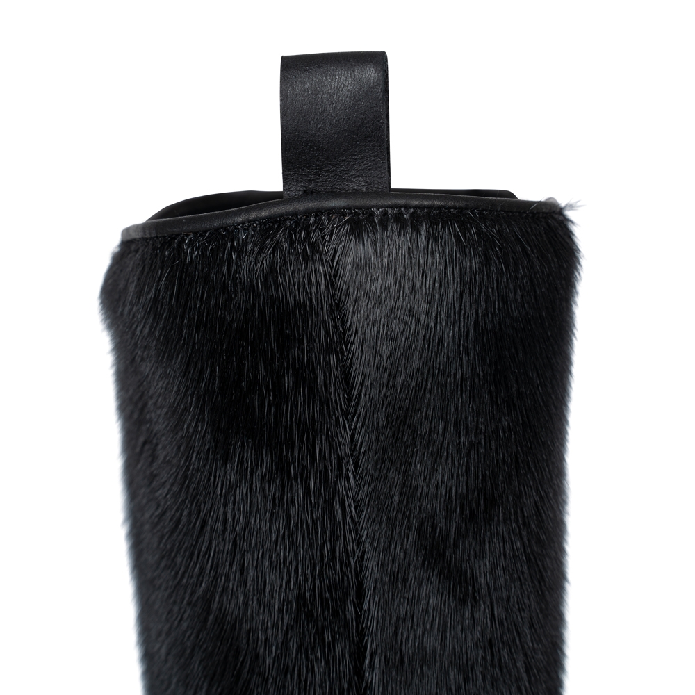 CALY, Seal Skin Boot, Black - Image 5