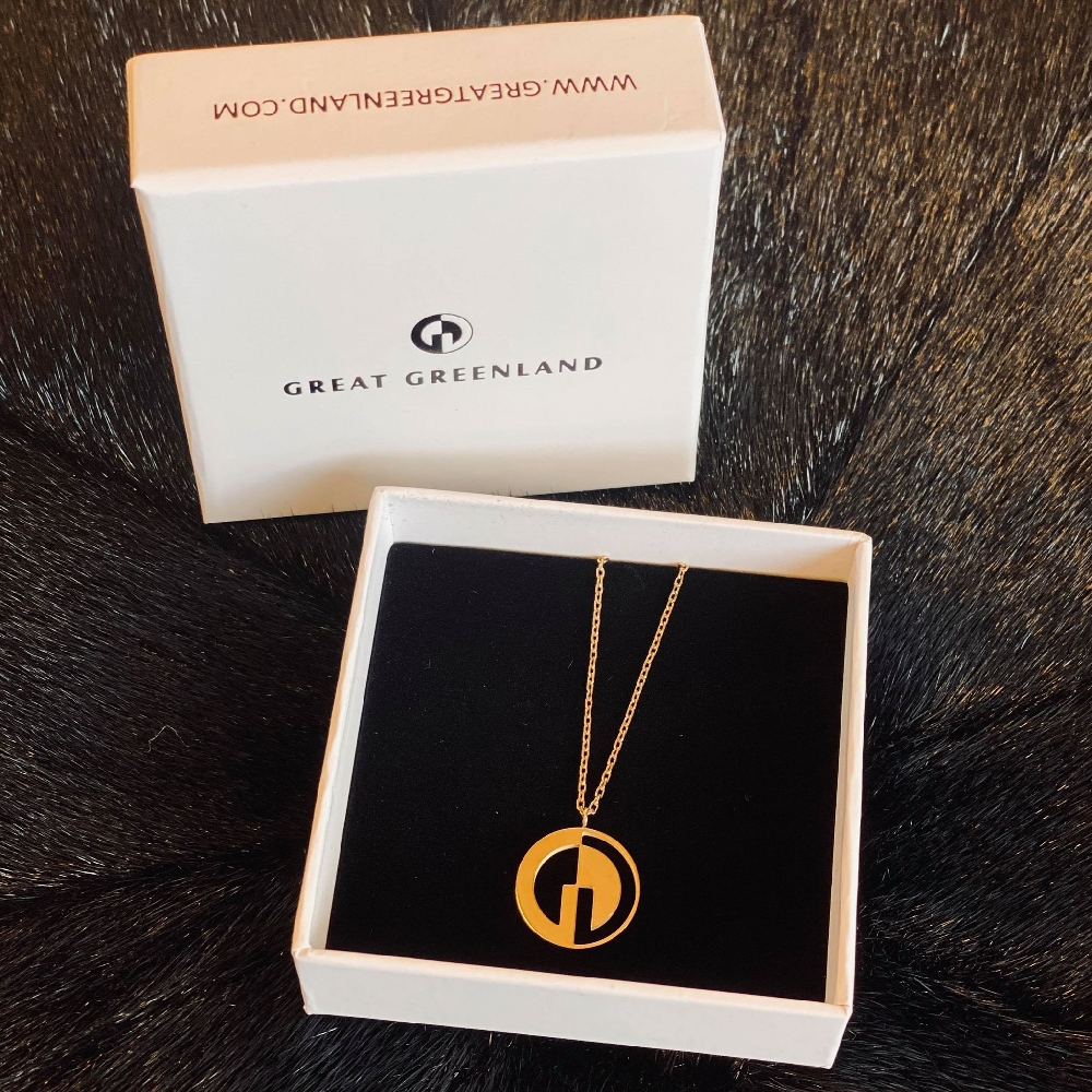 Great Greenland Logo Necklace - Gold - Image 3