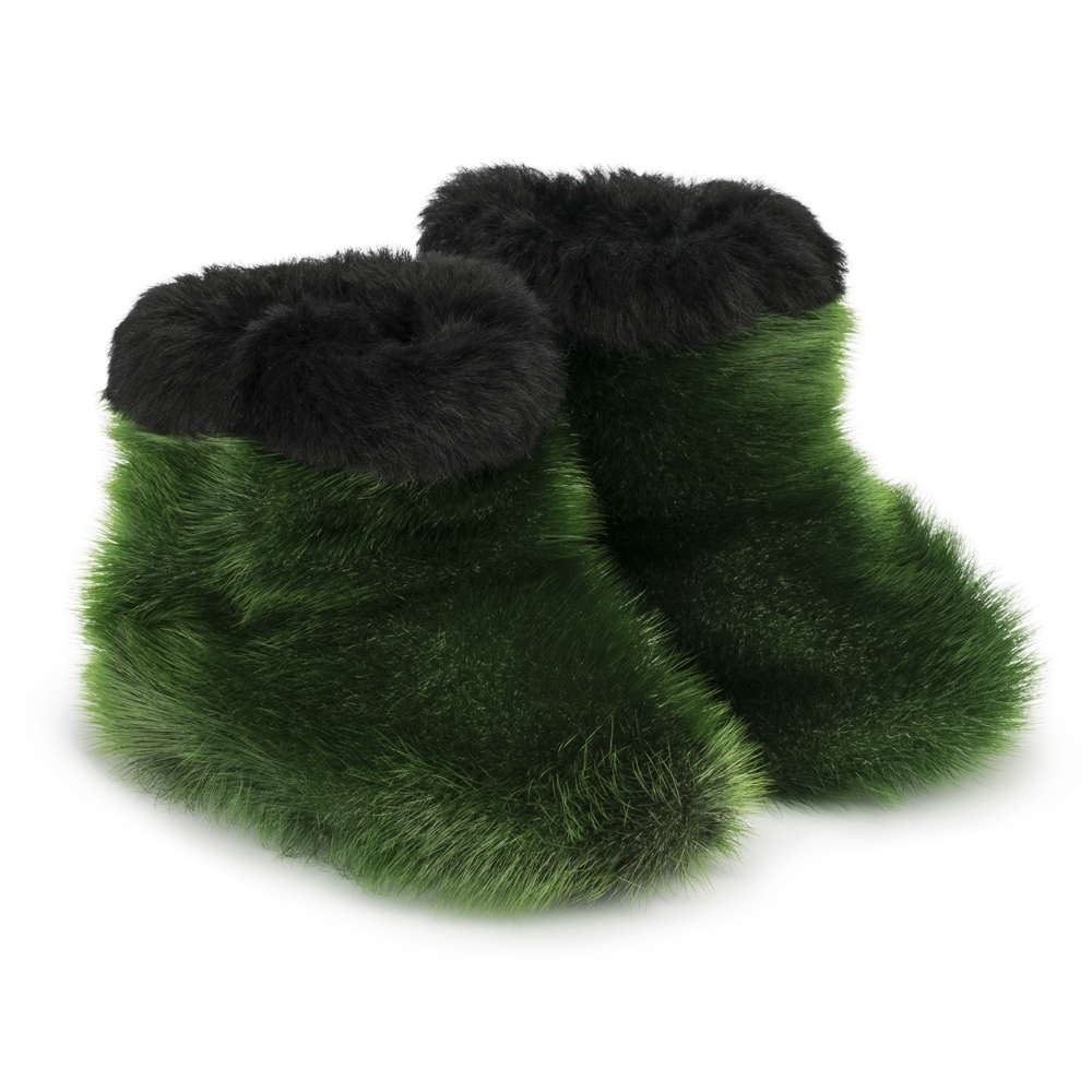 Kamii Children's Slippers, Green
