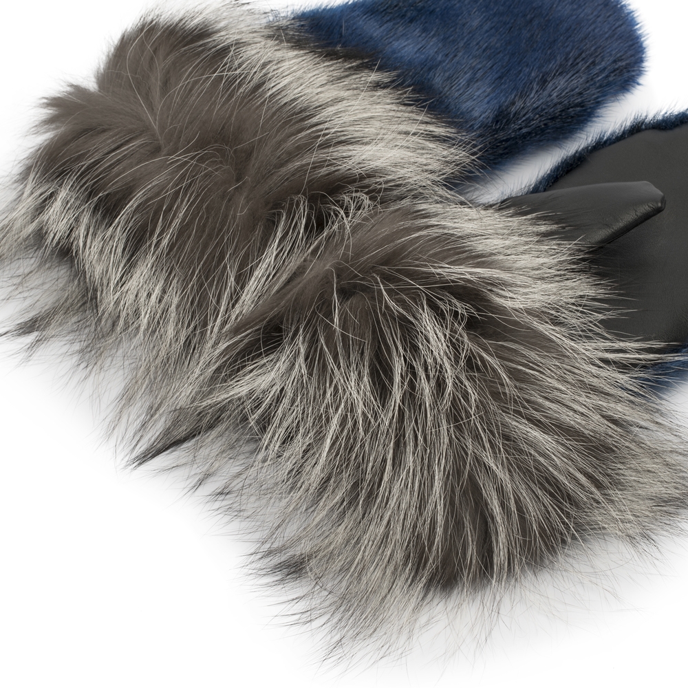 Iluliaq Luffer, Blue/Leather - Image 3