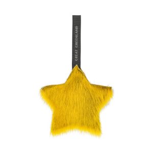 Christmas decoration - Star, Yellow