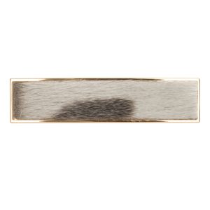 Hair clip, Gold Natural Wide