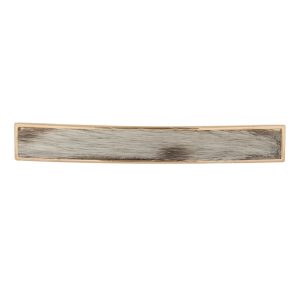 Hair Clip, Gold Natural Narrow
