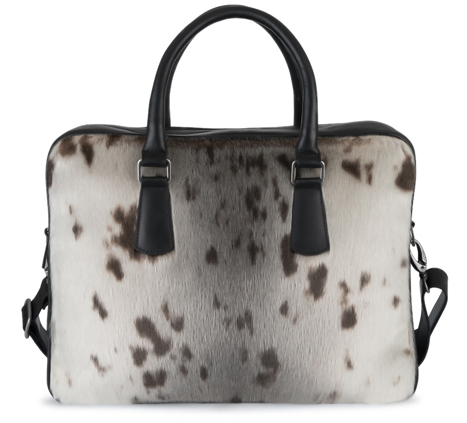 Business Bag, Natural Seal Skin