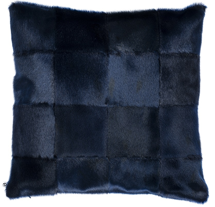 Patch Pillowcase, Blue 40x40