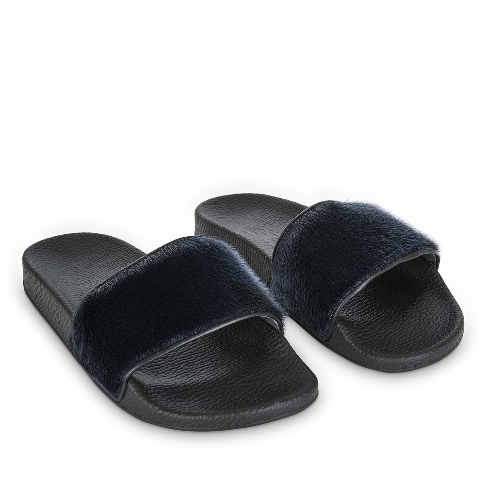 Handmade Sandal with Blueberry Sealskin