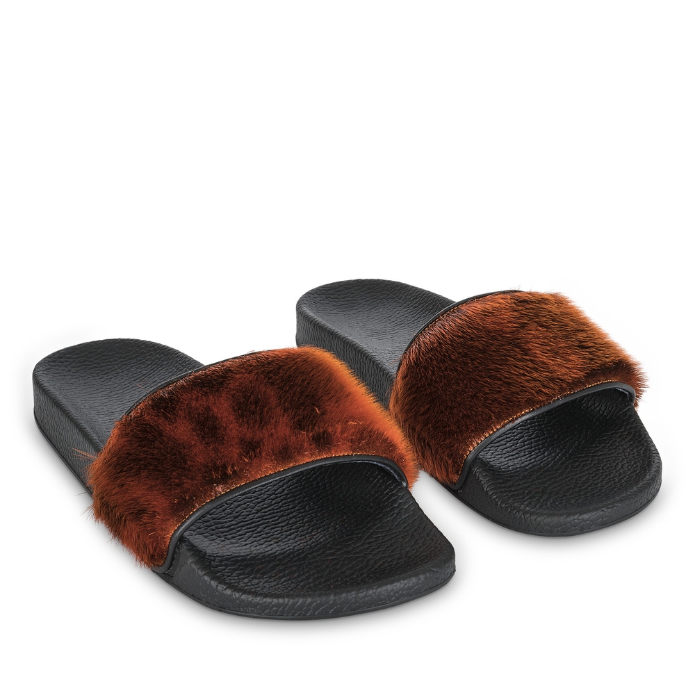 Manuel Sandal with Orange Seal Skin
