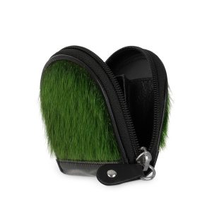 Pani Seal Skin Purse, Green Seal Skin