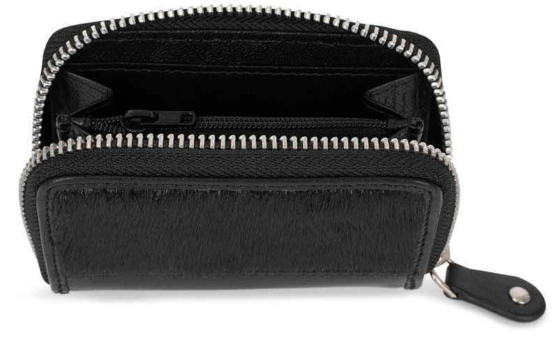 GG Mini Seal skin purse, Black