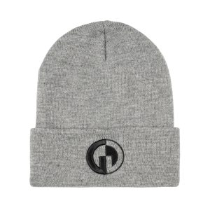 GG Knitted Hat, Grey