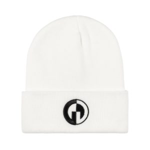 GG Knitted Hat, White
