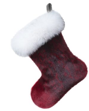 Juulli Christmas stocking with Fox, Red