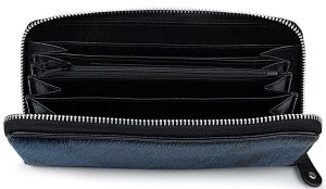 GG Maxi Seal Skin Purse, Blueberry