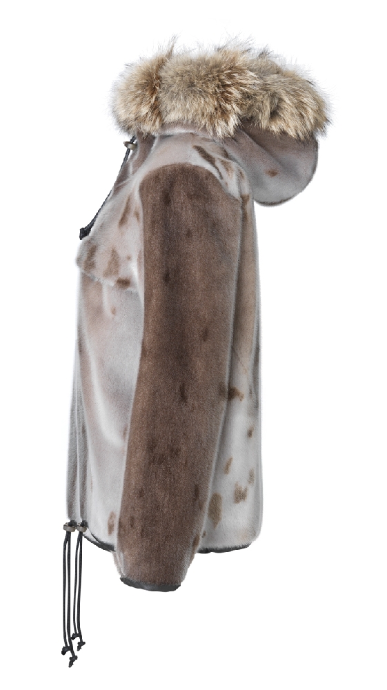 Nikki Harp Seal Anorak, Natural/Coloured - Image 3