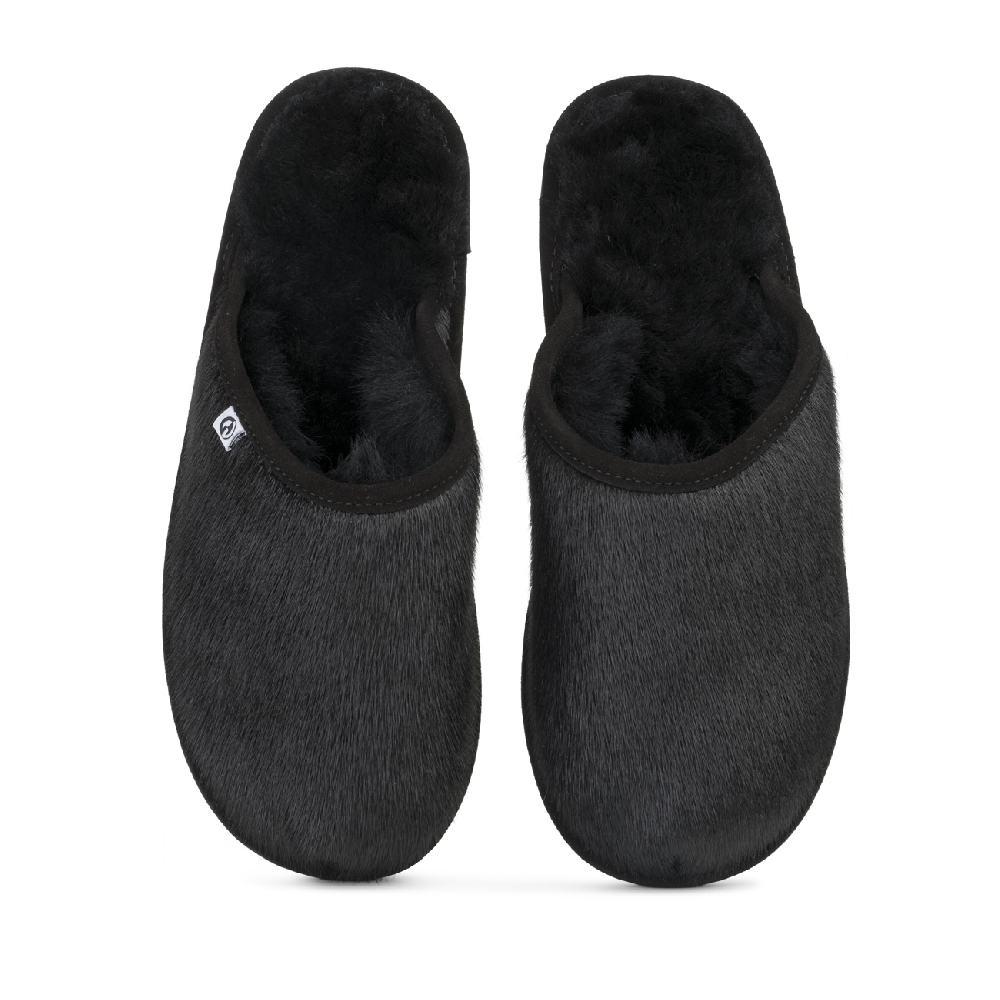 Glacier Slippers, Black - Image 4