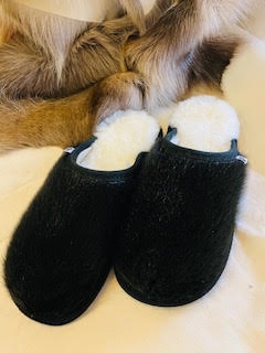 Glacier Slippers, Black - Image 6
