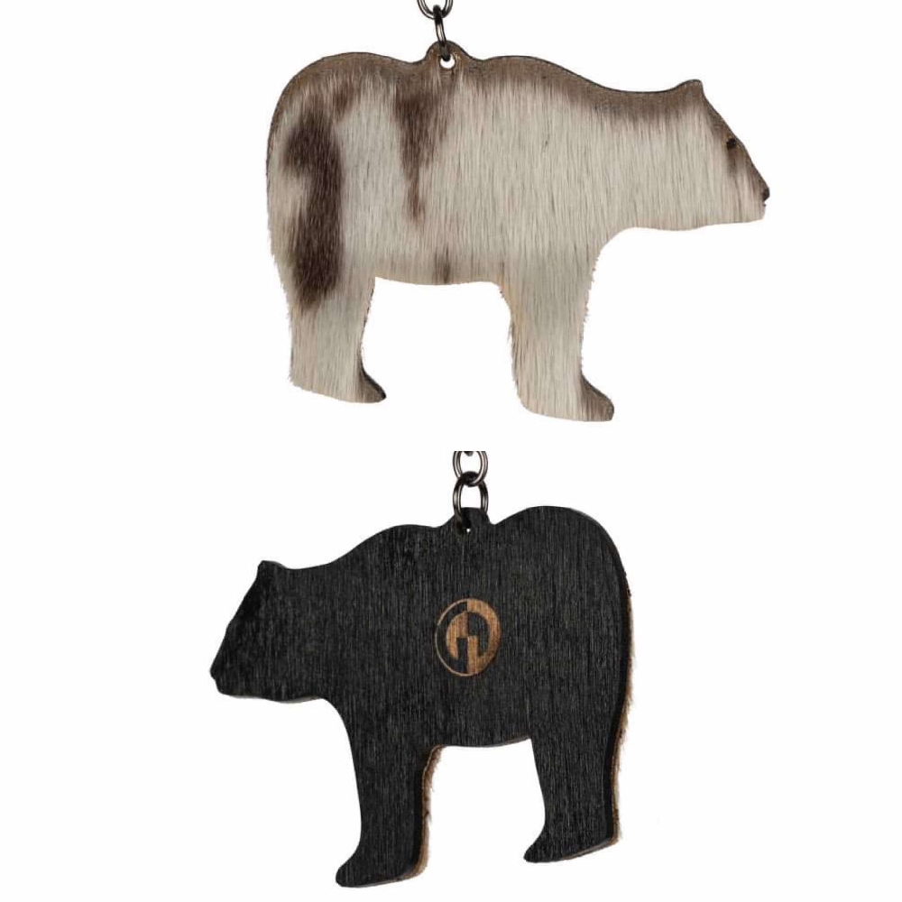 Keyring Polar bear body, Wood - Image 4