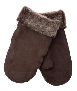 Sava Sheepskin Mittens, Brown