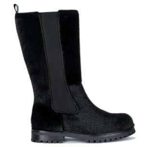 CALY, Seal Skin Boot, Black