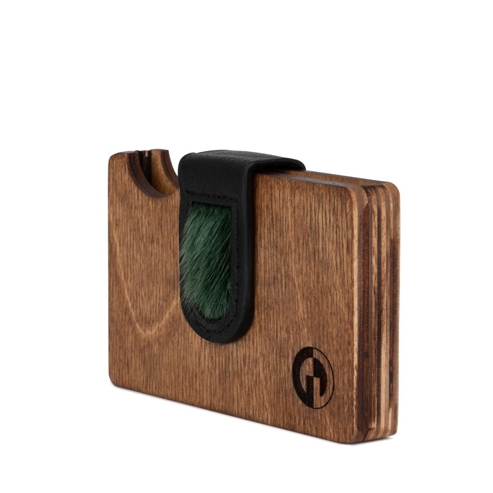 Boas - Wooden card holder, Kiwi