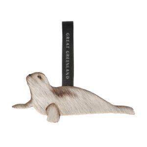 Wooden Christmas Decoration - Lying Seal