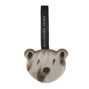 Wooden Christmas Decoration - Polar Bear Face