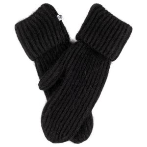 Angora Mittens - Black