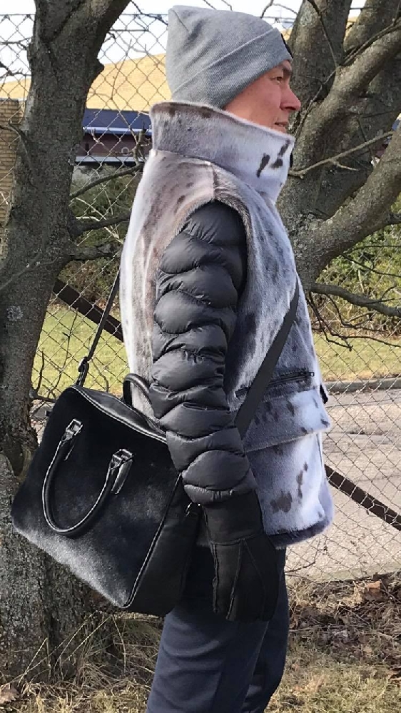 Business Bag, Sort Sælskind - Billede 10