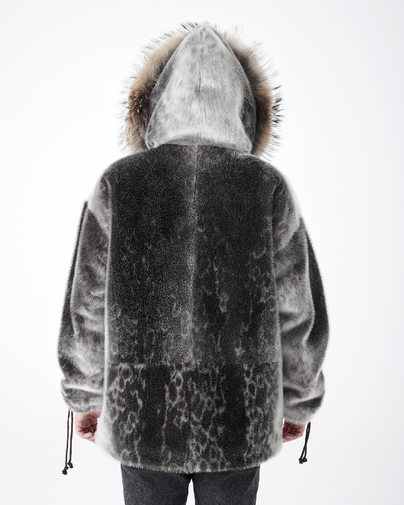 Glacier Ringsæl Anorak, Natur/Farvet - Billede 5