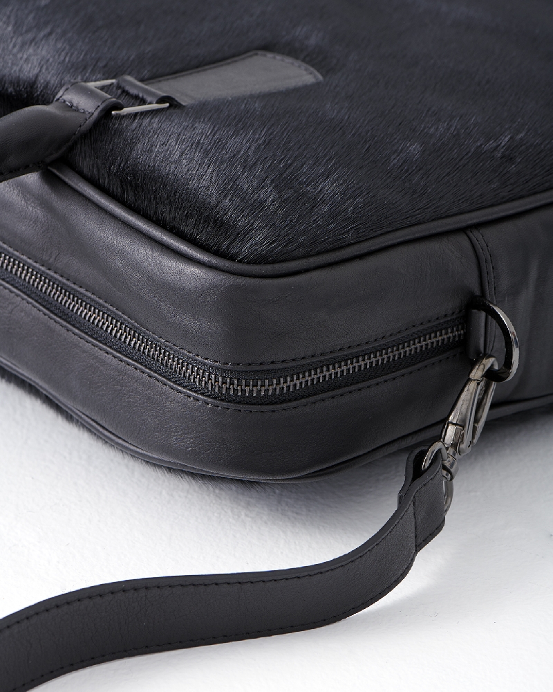 Business Bag, Sort Sælskind - Billede 6