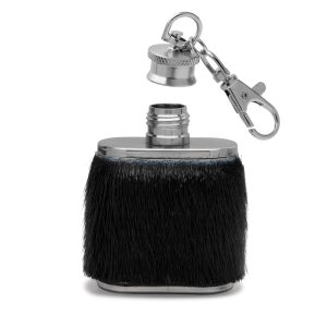 Nøglering m. Mini Lommelærke - Sort