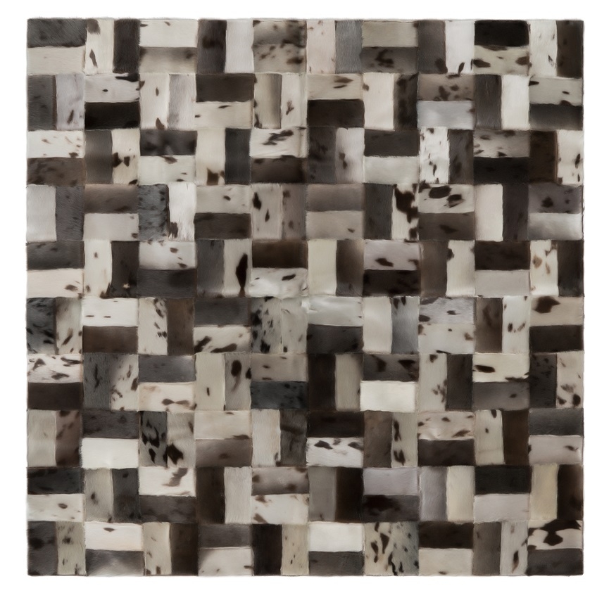 Kvadrat Tæppe, Natur, 140 x 140 cm