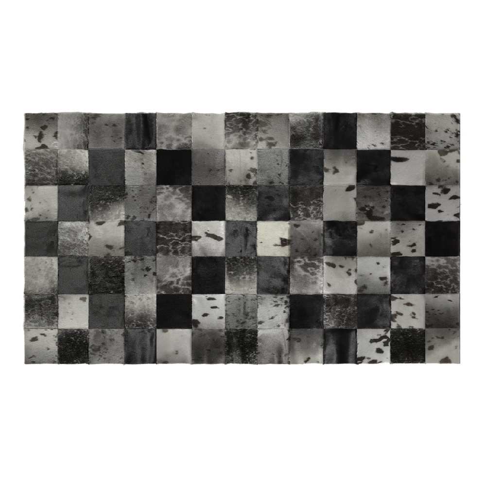 Stort Tæppe Natur/Sort 103 x 195 cm. - Billede 4